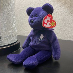 NWT! Ty Beanie Baby Princess Diana Bear Mint Condition Errors on Tag